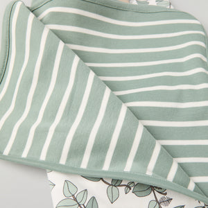 Koala & Striped Baby Blanket/Shawl from the Polarn O. Pyret baby collection. Nordic kids clothes made from sustainable sources.