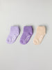 Three Pack Antislip Kids Socks from Polarn O. Pyret kidswear. Nordic kids clothes made from sustainable sources.