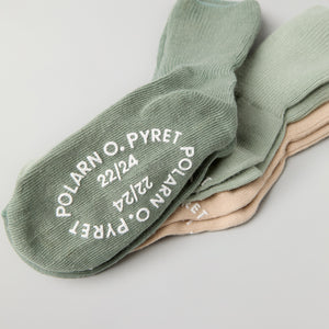 Three Pack Antislip Kids Socks from Polarn O. Pyret kidswear. Clothes made using sustainably sourced materials.