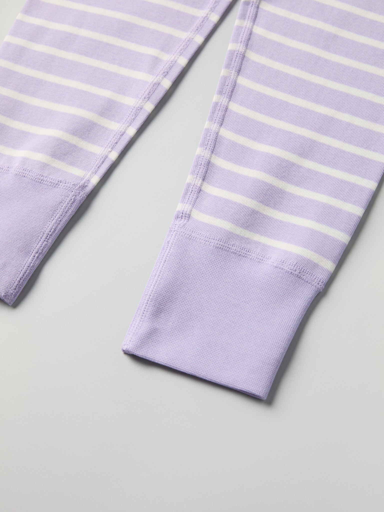 Purple Striped Kids Leggings from Polarn O. Pyret kidswear. Nordic kids clothes made from sustainable sources.