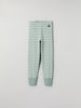 Green Striped Kids Leggings from Polarn O. Pyret kidswear. Clothes made using sustainably sourced materials.