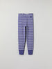 Blue Striped Kids Leggings from Polarn O. Pyret kidswear. Ethically produced kids clothing.