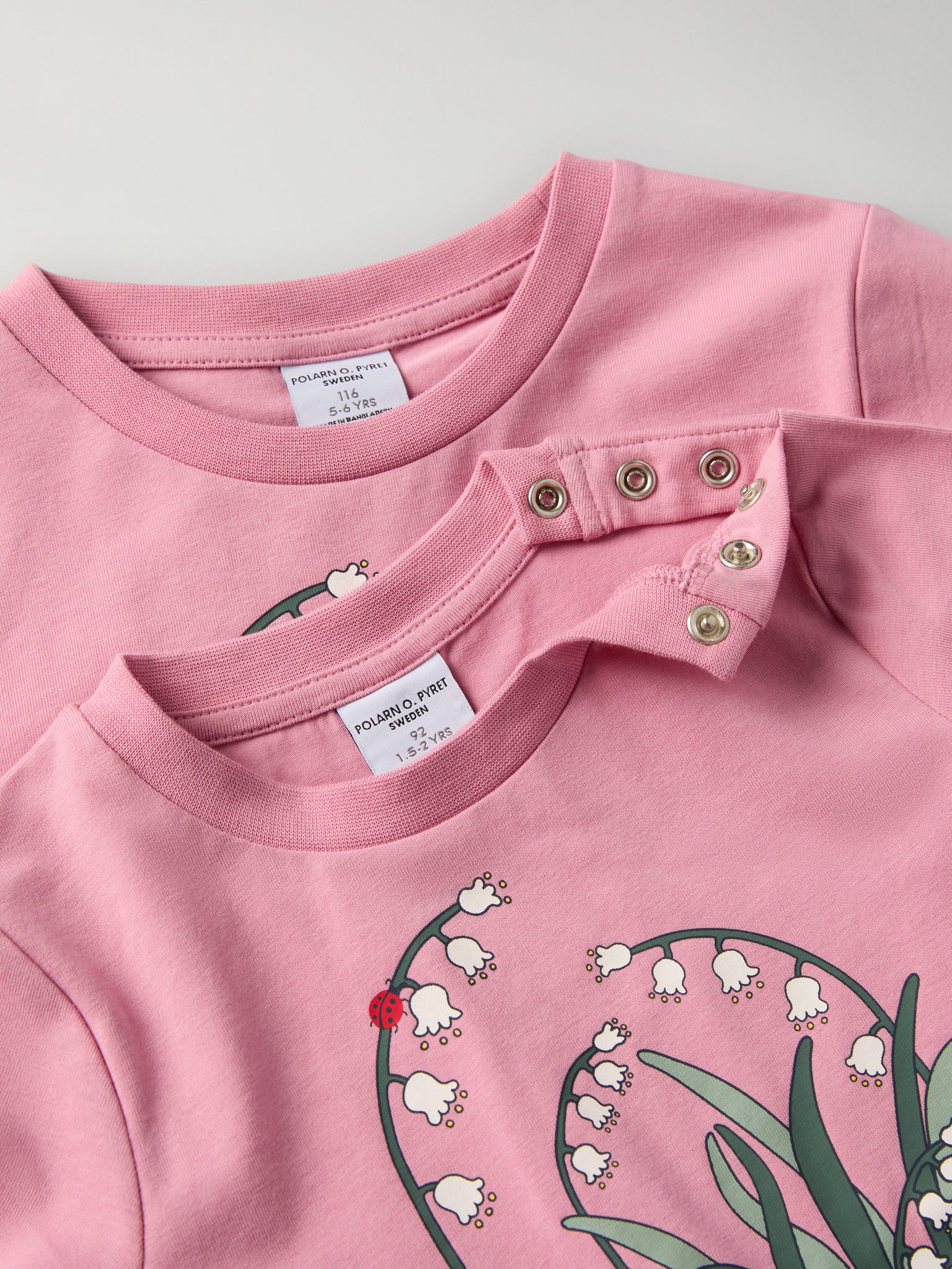 Floral Print Kids Top from Polarn O. Pyret kidswear. Clothes made using sustainably sourced materials.