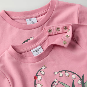 Floral Print Kids Top from Polarn O. Pyret kidswear. Clothes made using sustainably sourced materials.