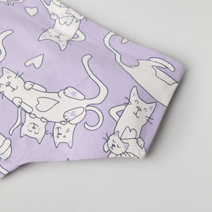 Girls Cat Hipster Briefs from Polarn O. Pyret kidswear. Nordic kids clothes made from sustainable sources.