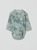 Forest Print Wraparound Babygrow from Polarn O. Pyret kidswear. Ethically produced kids clothing.