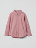 Pink Kids Oxford Shirt from the Polarn O. Pyret baby collection. Nordic kids clothes made from sustainable sources.