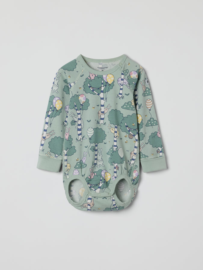 Forest Print Babygrow