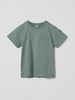 Green Kids Pocket T-Shirt from the Polarn O. Pyret baby collection. Nordic kids clothes made from sustainable sources.