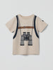 Explorer Print Kids T-Shirt from Polarn O. Pyret kidswear. Ethically produced kids clothing.