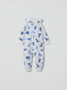 Dog Print Baby All-in-one from Polarn O. Pyret kidswear. Clothes made using sustainably sourced materials.