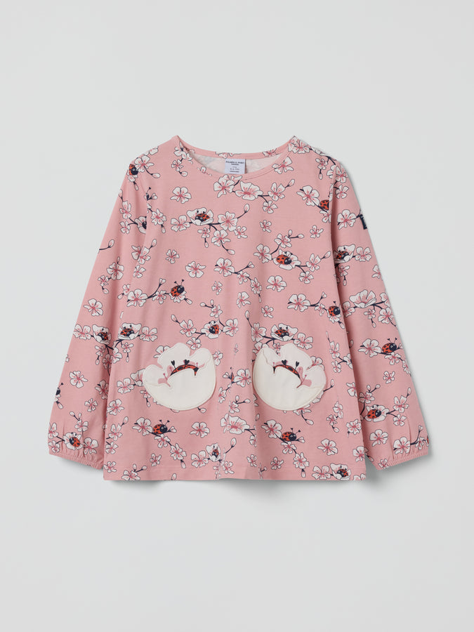 Ladybird Pockets Kids Top from Polarn O. Pyret kidswear. Clothes made using sustainably sourced materials.