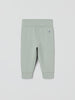 Soft Green Baby Leggings from Polarn O. Pyret kidswear. Clothes made using sustainably sourced materials.