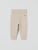 Soft Beige Baby Leggings from the Polarn O. Pyret baby collection. Nordic kids clothes made from sustainable sources.