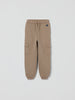 Kids Beige Cargo Joggers from Polarn O. Pyret kidswear. Ethically produced kids clothing.