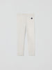 White Organic Kids Leggings from Polarn O. Pyret kidswear. Ethically produced kids clothing.