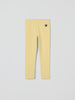 Yellow Organic Kids Leggings from the Polarn O. Pyret baby collection. Nordic kids clothes made from sustainable sources.