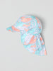 Floral UV Legionnaires Kids Hat from the Polarn O. Pyret baby collection. Nordic kids clothes made from sustainable sources.