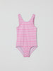 Stripe Print Kids Swimsuit from the Polarn O. Pyret baby collection. Nordic kids clothes made from sustainable sources.