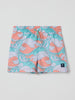 Whale Print Kids Swim Shorts from the Polarn O. Pyret baby collection. Nordic kids clothes made from sustainable sources.