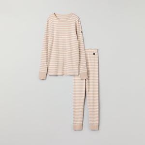 Striped Adult Pyjamas from Polarn O. Pyret kidswear. Ethically produced kids clothing.