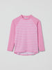 Pink UV Kids Swim Top from the Polarn O. Pyret baby collection. Nordic kids clothes made from sustainable sources.