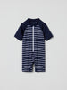 Navy UV Kids Swimsuit from the Polarn O. Pyret baby collection. Nordic kids clothes made from sustainable sources.