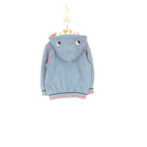 Shark Applique Kids Hoodie 1.5-2y / 92