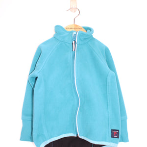 Turquoise fleece clearance jacket