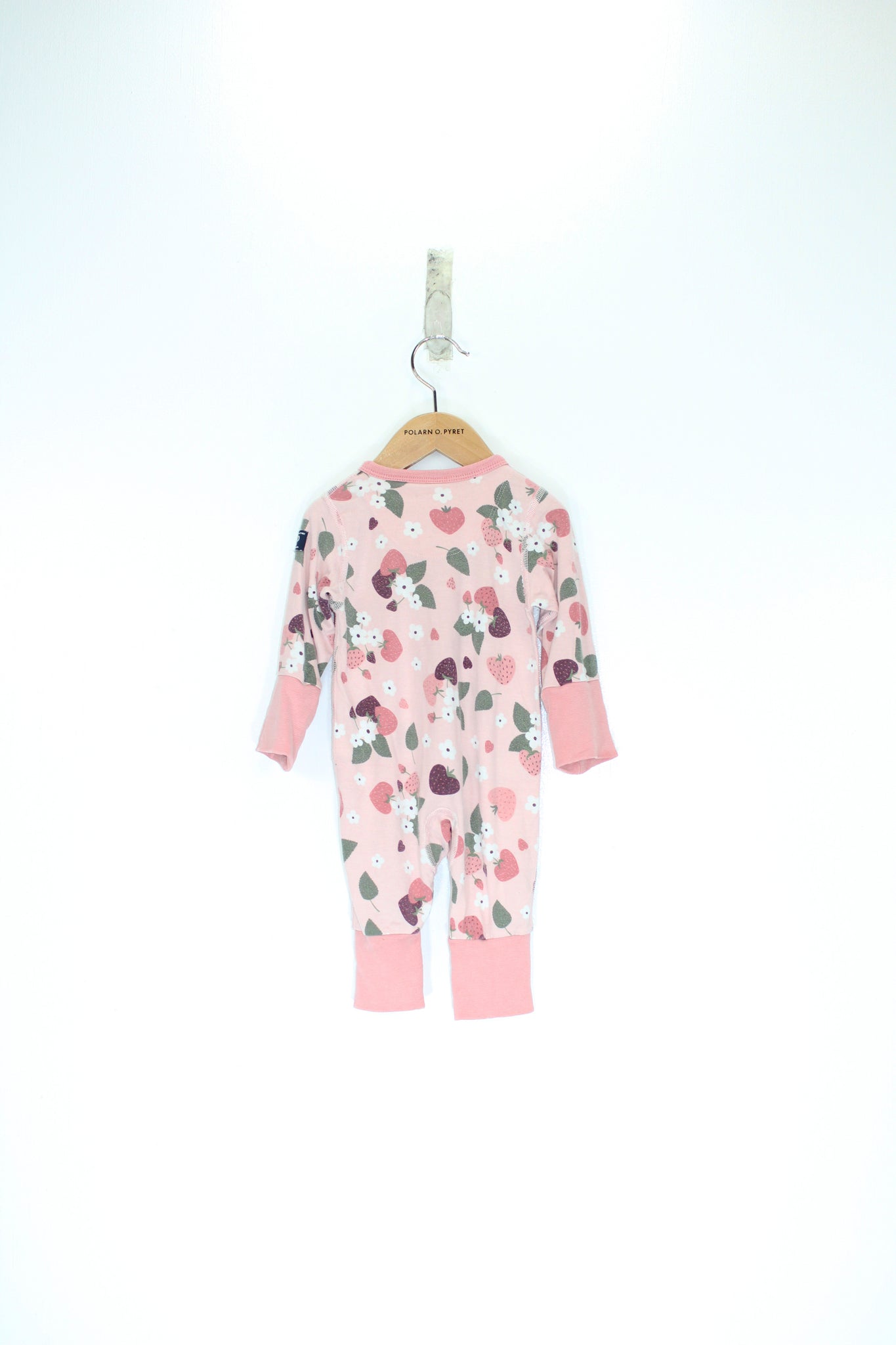 Strawberry Print Kids Sleepsuit 0-2m / 50/56