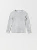 Top in organic cotton and Polarn O. Pyret Stripe.