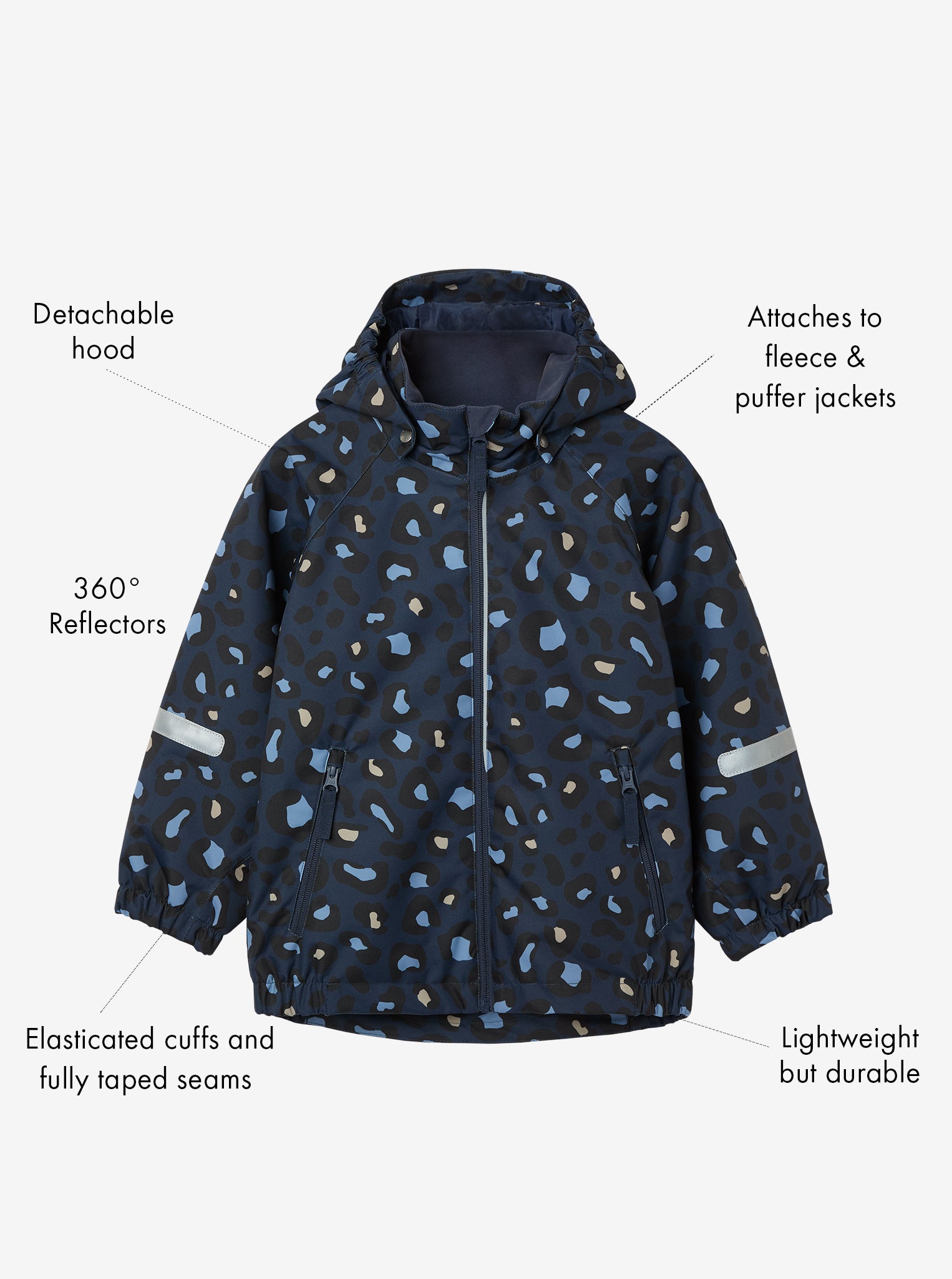 Lightweight Waterproof Kids Shell Jacket