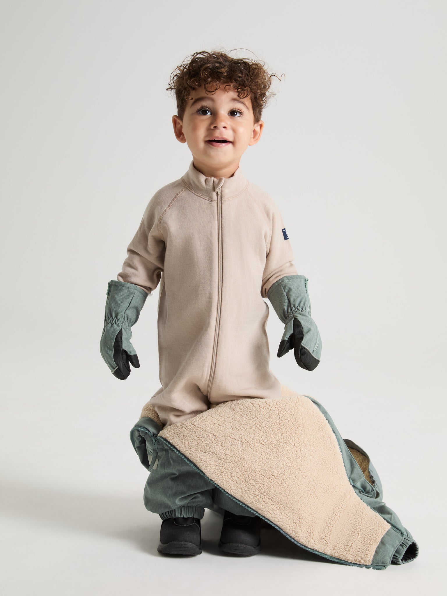 Merino Terry Wool Kids All-In-One