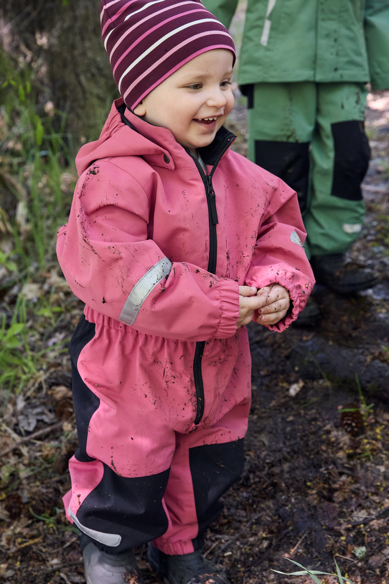 Waterproof Kids Overall With Fleece Lining