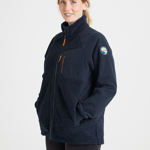 Navy Waterproof Adult Fleece Jacket