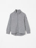 Terry Wool Grey Kids Thermal Zip Top from the Polarn O. Pyret outerwear collection. Ethically produced kids outerwear.