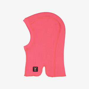 Thermal Merino Kids Balaclava-4m-12y-Pink-Girl