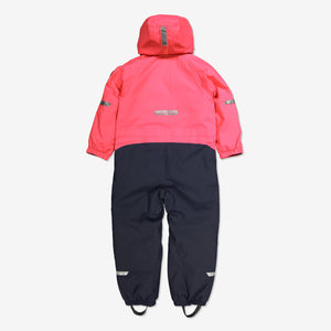 Padded Winter Kids Overall-1-6y-Pink-Girl