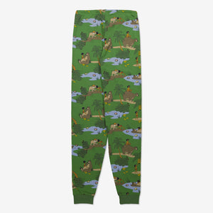 Adult Jungle Book Pyjamas XS-XL Green Unisex