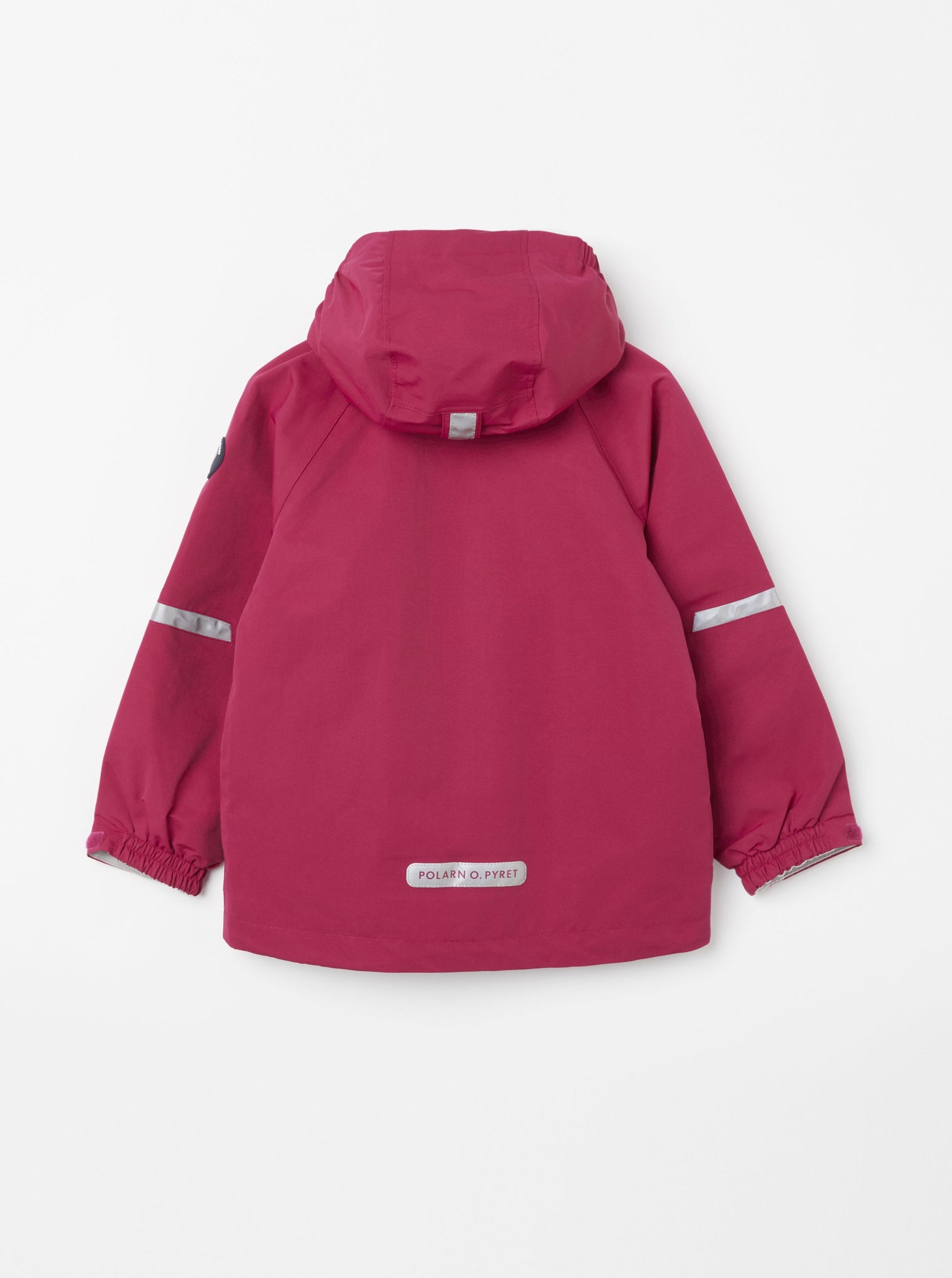 Red Kids Waterproof Shell Jacket from the Polarn O. Pyret kidswear collection. Made using ethically sourced materials.