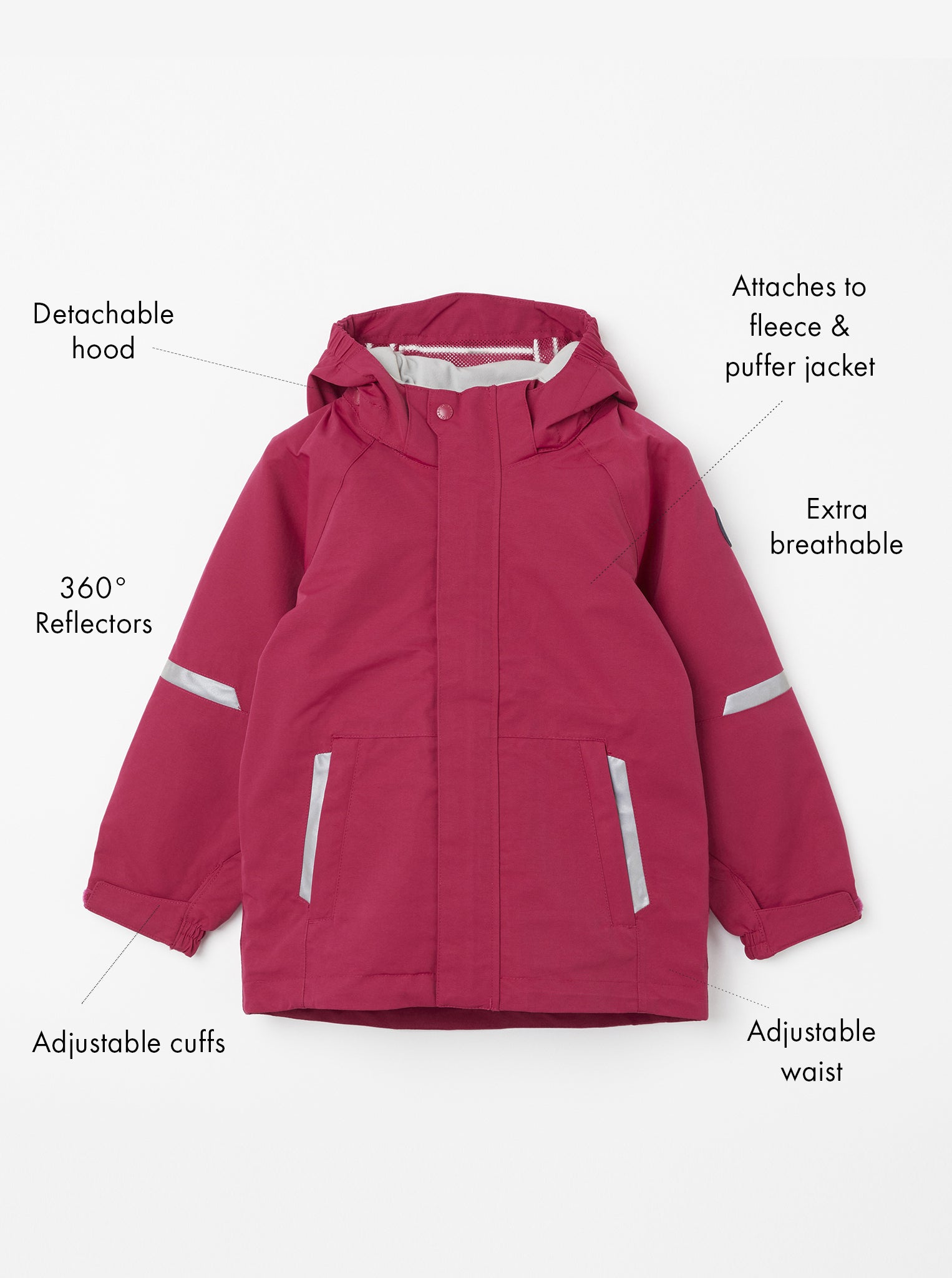 Waterproof Kids Shell Jacket