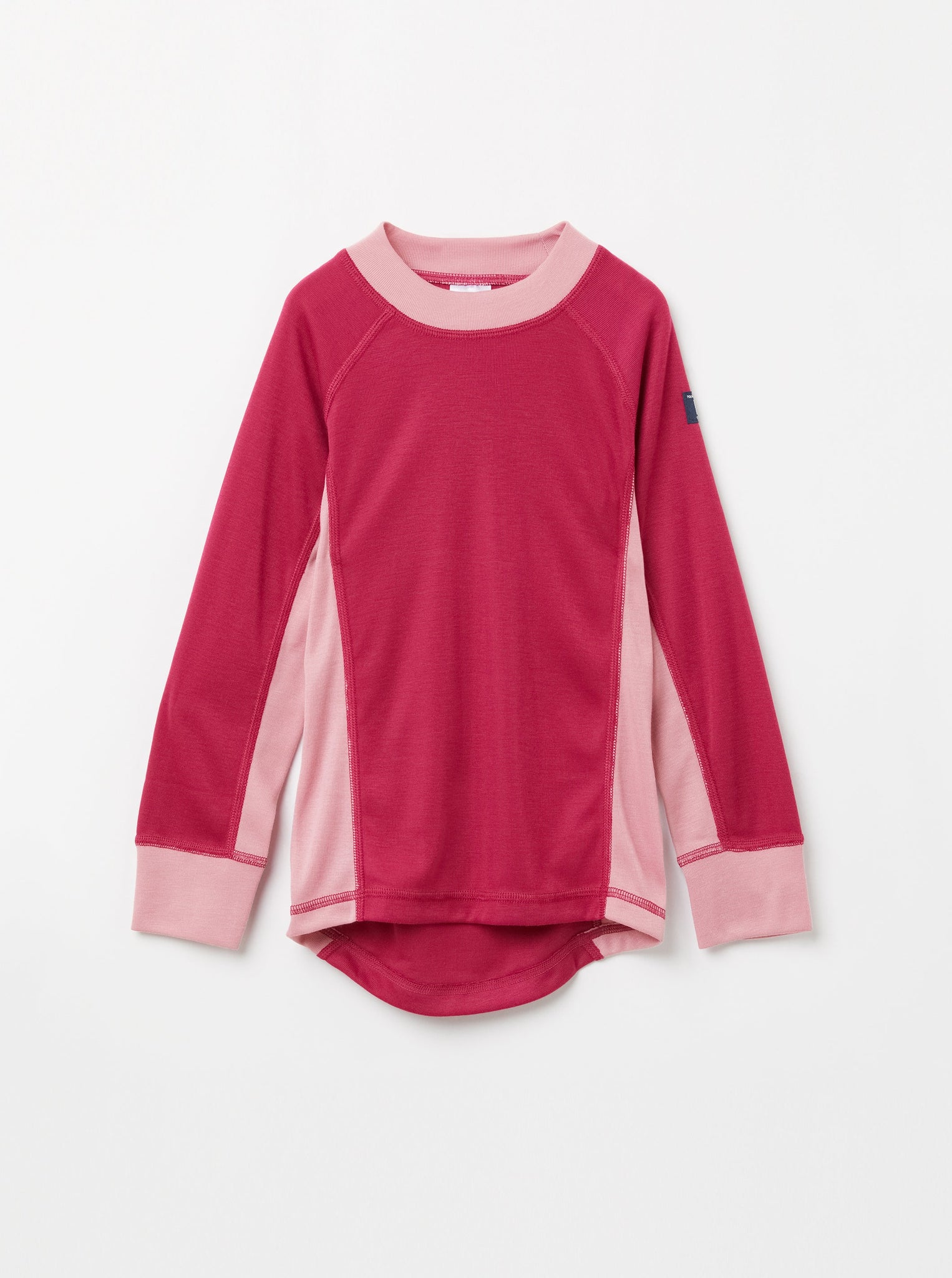 Red Kids Thermal Top from the Polarn O. Pyret kidswear collection. Sustainably produced kids outerwear.