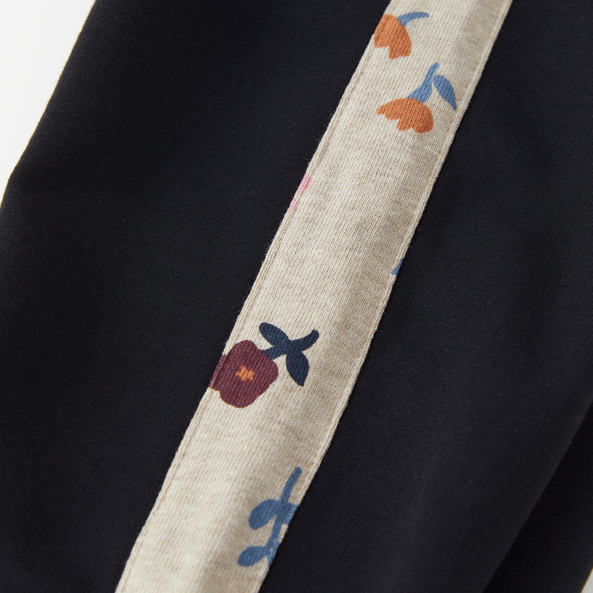 Organic Cotton Kids Black Trousers from the Polarn O. Pyret Kidswear collection. Ethically produced kids clothing.