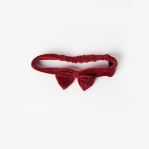 Red Velour Kids Hair Band from the Polarn O. Pyret kidswear collection. The best ethical kids clothes