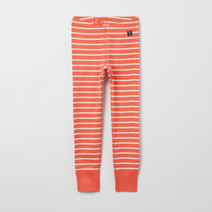 Red and white deals striped leggings kids