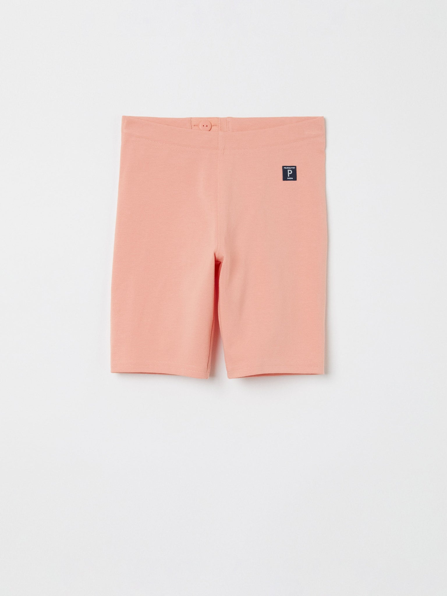 Cotton Peach Kids Cycling Shorts Polarn O. Pyret UK