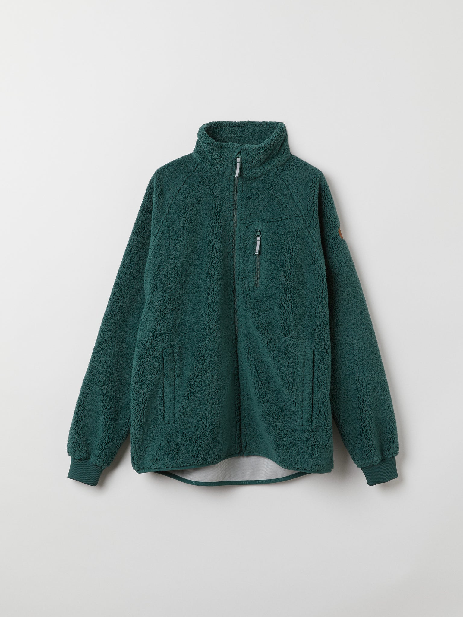 Green Adult Waterproof Shell Jacket from the Polarn O. Pyret outerwear collection. Ethically produced kids outerwear.