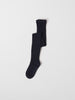 Cotton Ribbed Navy Kids Tights from the Polarn O. Pyret kidswear collection. The best ethical kids clothes