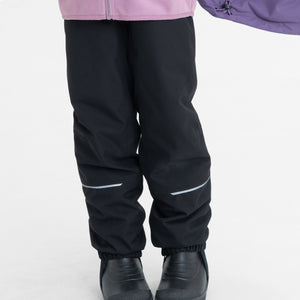 Kids extendable Navy Waterproof Shell Trousers, warm ethical high quality 